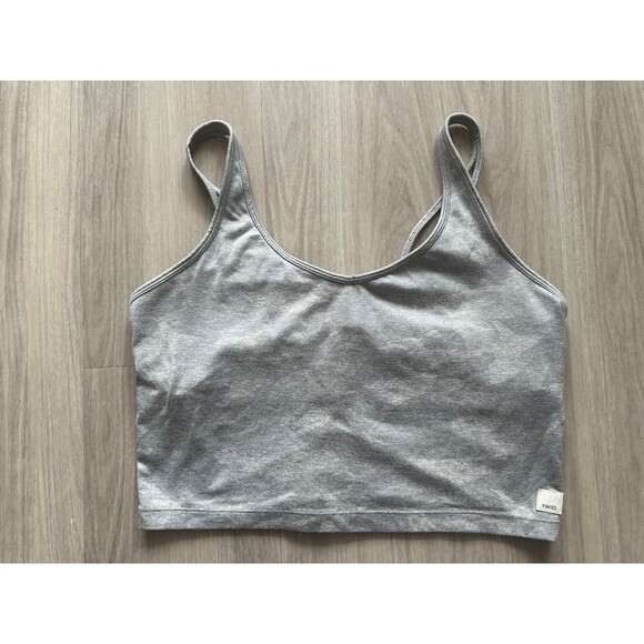 Vuori Tops - Vuori Halo‎ Performance Crop gray camo size XL/XXL